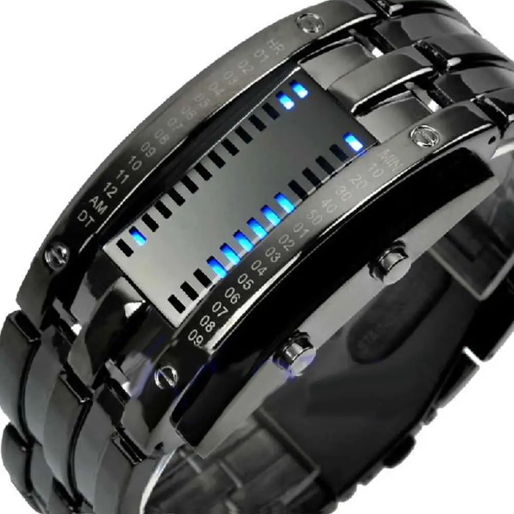 2018 Popular Brand Luxury Men Women Creative Stainless Steel LED Date Bracelet Watch Binary Wristwatch
2018 Popular Brand Luxury Men Women Creative Stainless Steel LED Date Bracelet Watch Binary Wristwatch