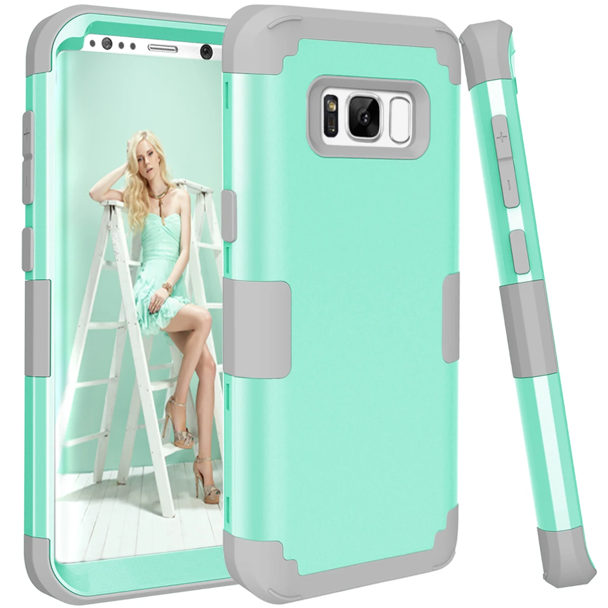 Shockproof Phone Cases for Samsung Galaxy S8,PC+TPU 3-Layers Hybrid Full-Body Protect Case for Galaxy S8 Anti-Knock Phone Shell
Shockproof Phone Cases for Samsung Galaxy S8,PC+TPU 3-Layers Hybrid Full-Body Protect Case for Galaxy S8 Anti-Knock Phone Shell