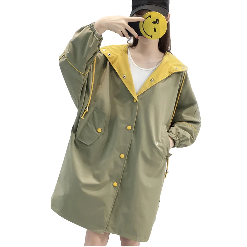 2020 spring and autumn new Korean medium long Harajuku BF jacket female students loose wild chic port windbreaker women's tide
2020 spring and autumn new Korean medium long Harajuku BF jacket female students loose wild chic port windbreaker women's tide