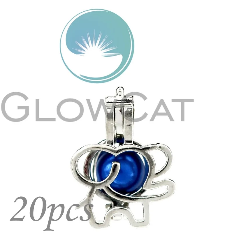 20x Silver Elephant Beads Cage Perfume Diffuser Aroma Oyster Pearl Cage Locket Pendant KK954
20x Silver Elephant Beads Cage Perfume Diffuser Aroma Oyster Pearl Cage Locket Pendant KK954