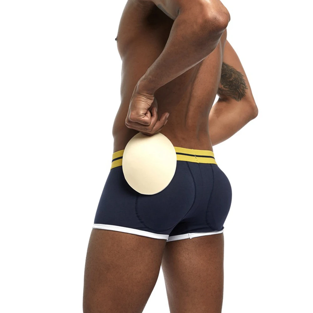 

Enhancing Boxers Shorts Sexy Mens Underwear Bulge Penis Pad Push Up Cup Comfortable Boxer Trunks Underpants Panties