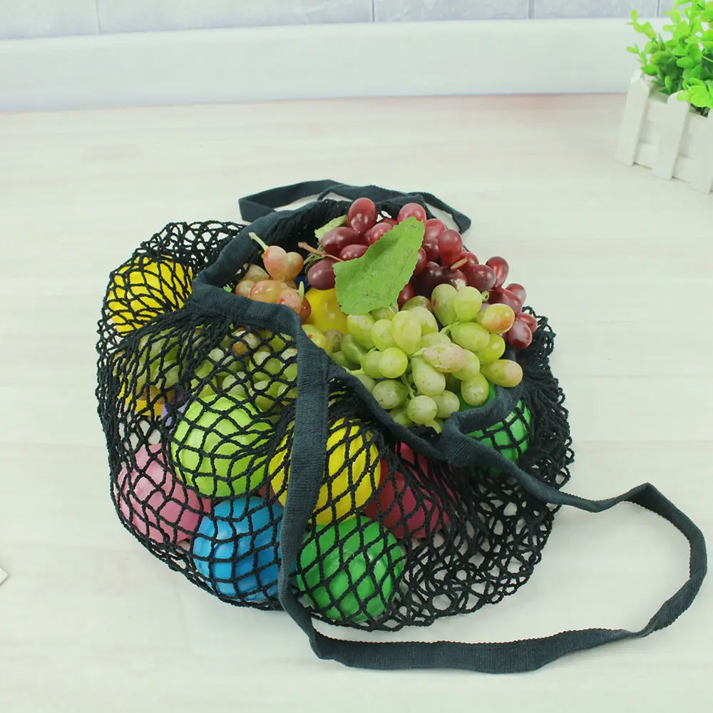 Многоразовая плетеная Хлопковая сумка для покупок |