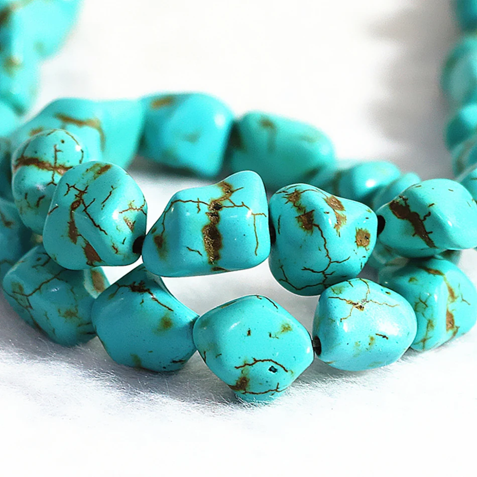 Vintage style 9-11mm synthetic calaite turquoises stone irregular shape 3 color loose beads jewelry findings spacers 15inch B288
Vintage style 9-11mm synthetic calaite turquoises stone irregular shape 3 color loose beads jewelry findings spacers 15inch B288