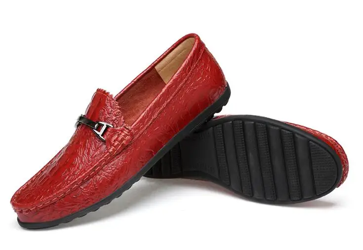 Slip-On Men's Casual Shoes Metal Spring New Style Flats Stone Pattern Genuine Leather Loafers Dress Shoe Moccasin Gommino Size48
Slip-On Men's Casual Shoes Metal Spring New Style Flats Stone Pattern Genuine Leather Loafers Dress Shoe Moccasin Gommino Size48