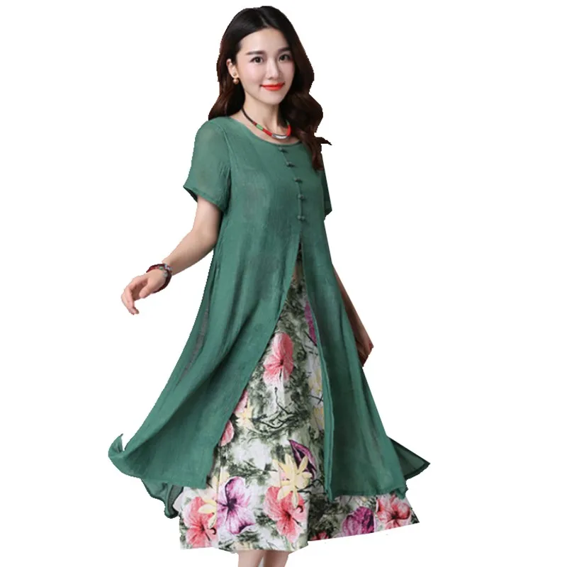 2019 dresses cotton linen plus size vintage floral women casual loose long summer beach party dress elegant vestidos clothes
2019 dresses cotton linen plus size vintage floral women casual loose long summer beach party dress elegant vestidos clothes