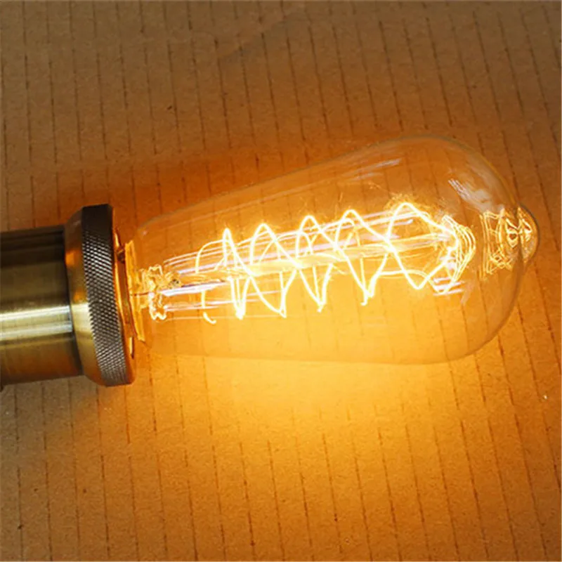 10pcs/lot ST64 40W E27 Dimmable Decorative Incandescent Vintage Edison Light Bulb Warm White Color AC220-240V Filament Ampoule
10pcs/lot ST64 40W E27 Dimmable Decorative Incandescent Vintage Edison Light Bulb Warm White Color AC220-240V Filament Ampoule