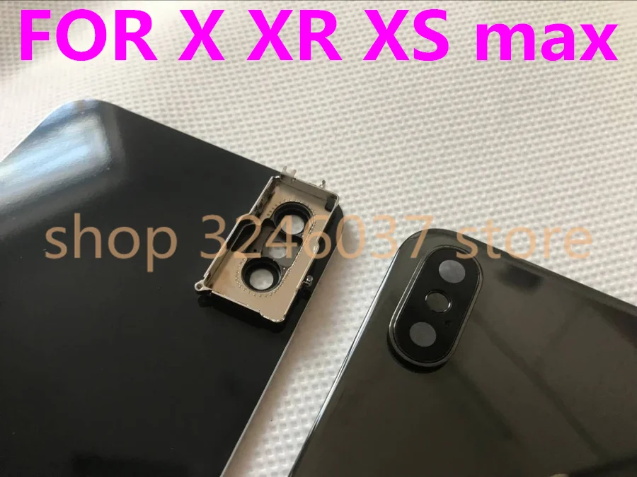 10pcs Original Back Rear housing case glass with Rear camera glass replacement part For iPhone X XR XS max with adhesive
10pcs Original Back Rear housing case glass with Rear camera glass replacement part For iPhone X XR XS max with adhesive
