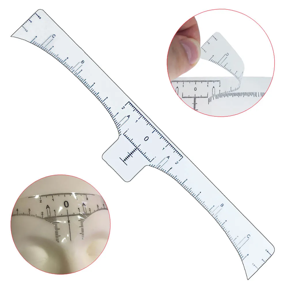 100 Pcs Accurate Permanent Makeup Eyebrow Tattoo Shaping Tools Disposable Eyebrow Measurement Ruler Sticker Calipers
100 Pcs Accurate Permanent Makeup Eyebrow Tattoo Shaping Tools Disposable Eyebrow Measurement Ruler Sticker Calipers