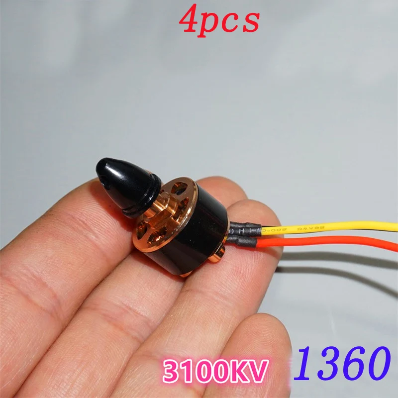 4 шт. Emax 1306 бесщеточный мотор 3100KV Outrunner Moteur с 5 мм резьбой CCW Paddle Кепка fr RC модель