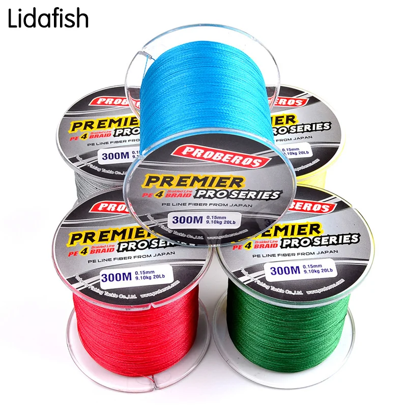 Леска рыболовная плетеная 4 серии 300 метров PE новинка 2019|fishing line float|fishing linebraided fishing