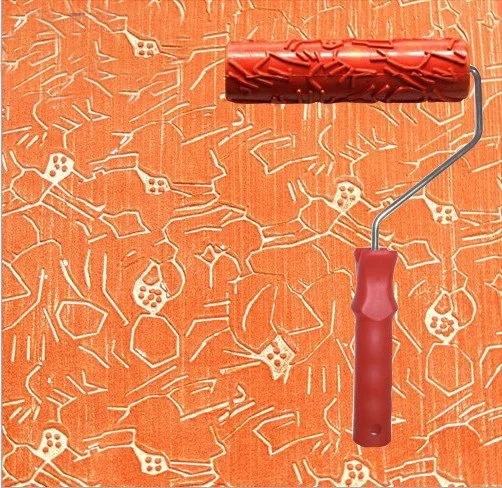 Силиконовая инструменты с рисунком поддерживающим роликом для отделки стен 7