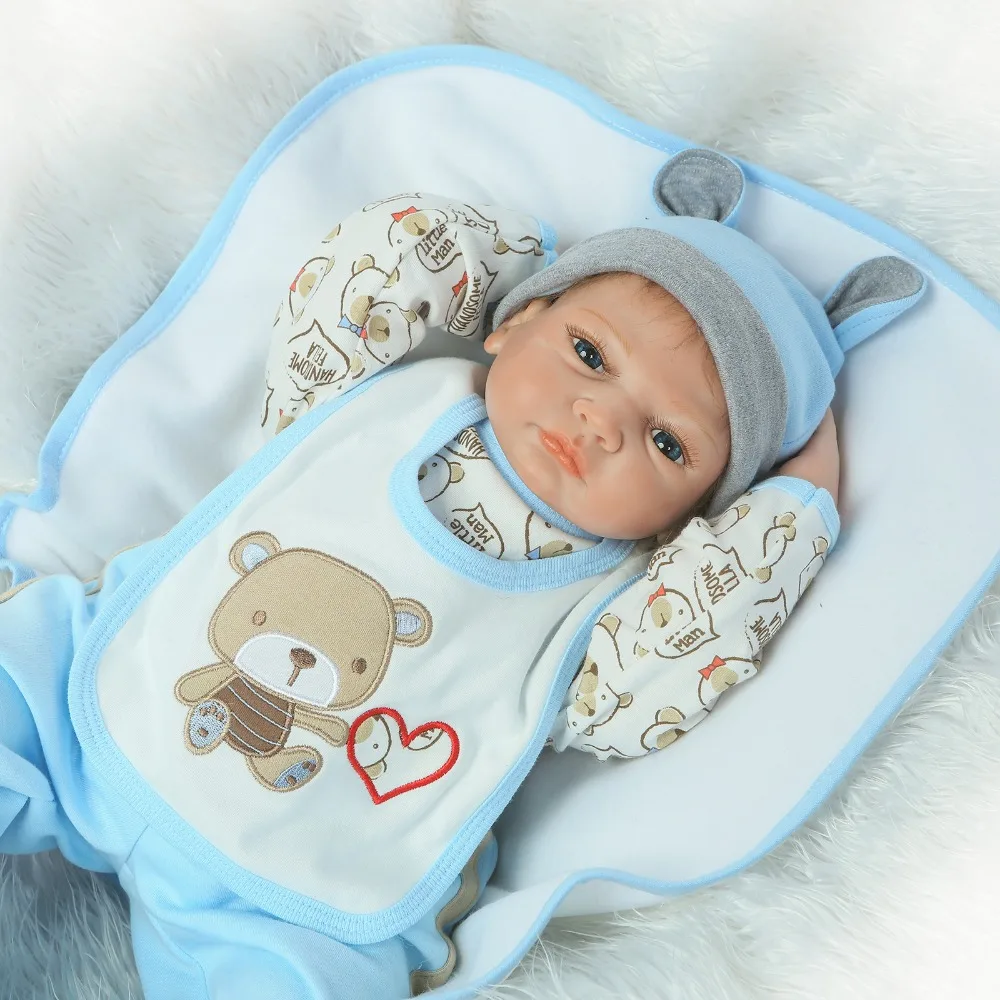 22" Handmade Lifelike Reborn Dolls Silicone Vinyl 55cm Baby adorable boy babies doll real touch infant doll for sale toys
22" Handmade Lifelike Reborn Dolls Silicone Vinyl 55cm Baby adorable boy babies doll real touch infant doll for sale toys