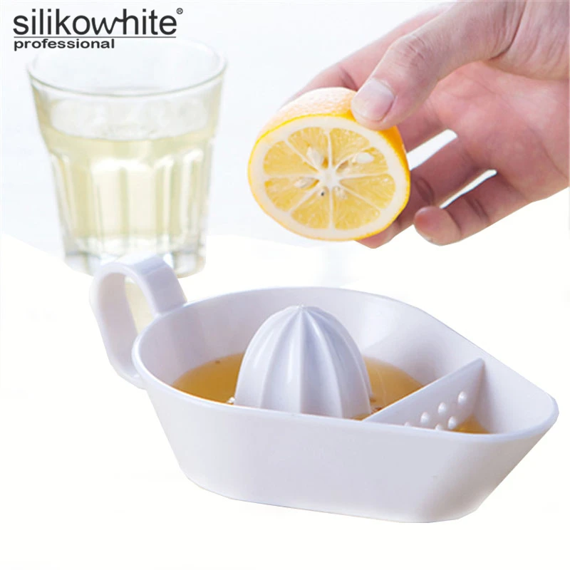 Silikowhite 1 шт. Пластиковые Кухня Фруктов ручной инструмент соковыжималка Lime Citrus