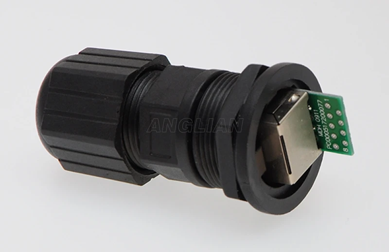 M25 RJ45 to PCB Printed circuit board without network cable Ethernet Panel Mount adapter Cable extension Straight head soldering
M25 RJ45 to PCB Printed circuit board without network cable Ethernet Panel Mount adapter Cable extension Straight head soldering