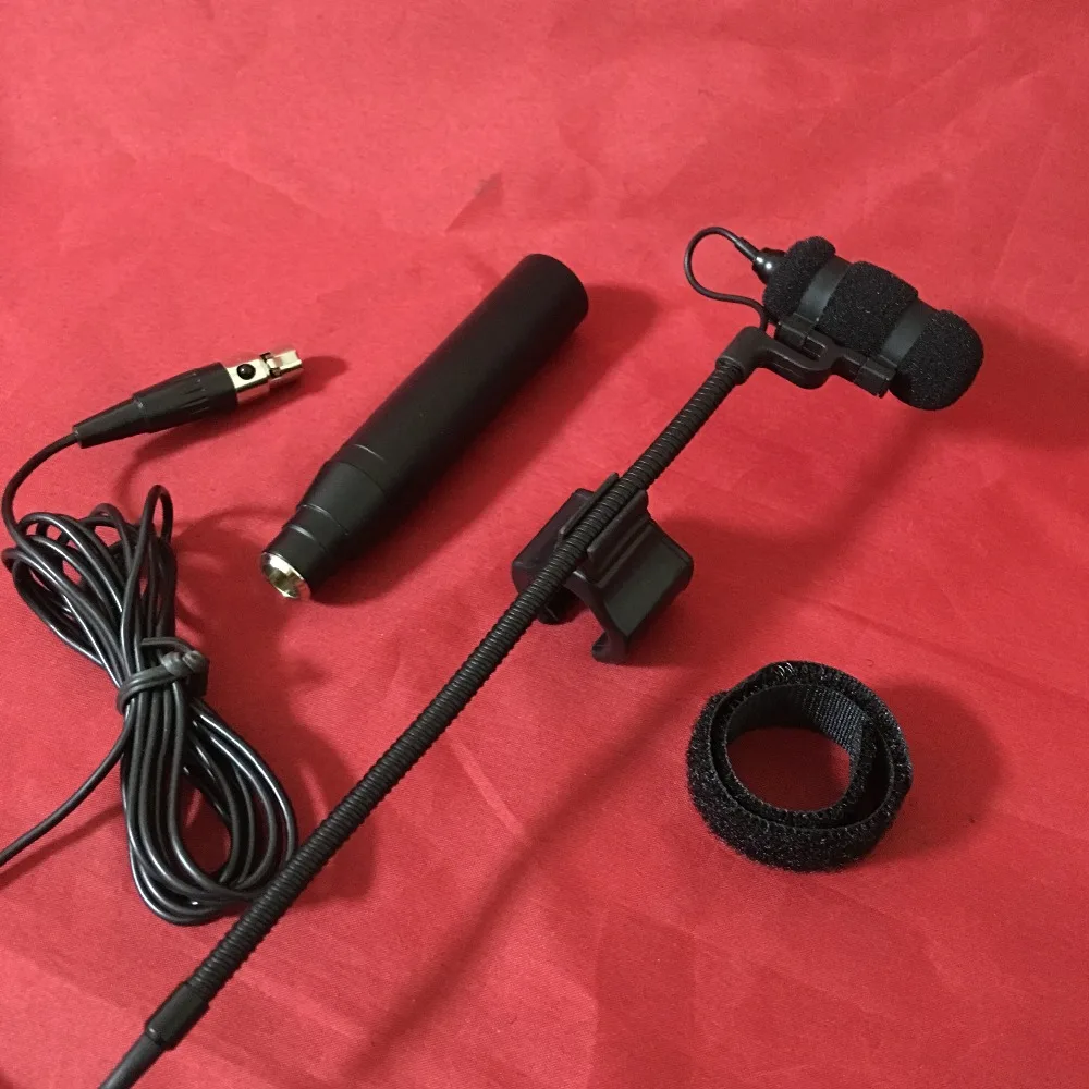 Микрофон MU100 + зажим для канавки M100F XLR 48 В адаптер фантомного питания микрофон