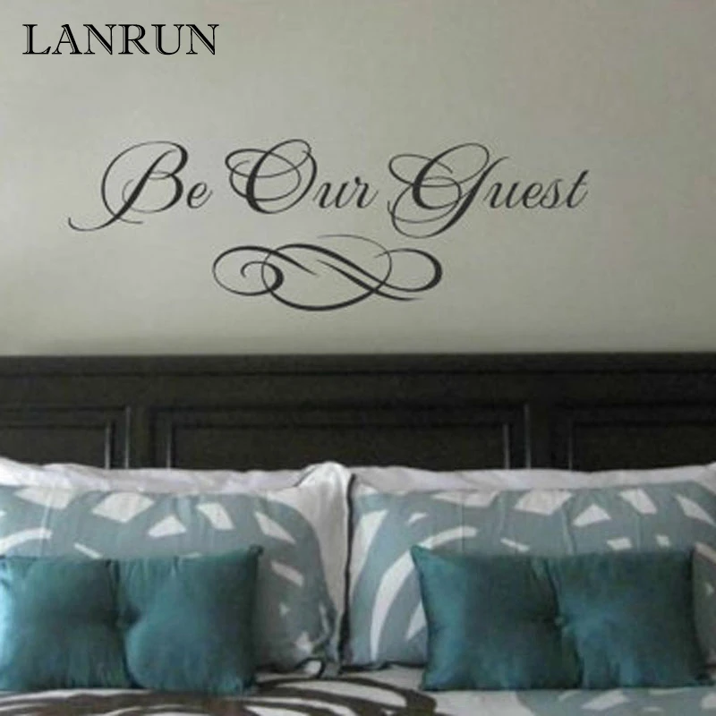 Be Our Guest Quotes Wall Sticker Vinyl Creative Removable Wall Decal LANRUN5512 Mural Art Home Decor Lettering Home Decoration
Be Our Guest Quotes Wall Sticker Vinyl Creative Removable Wall Decal LANRUN5512 Mural Art Home Decor Lettering Home Decoration