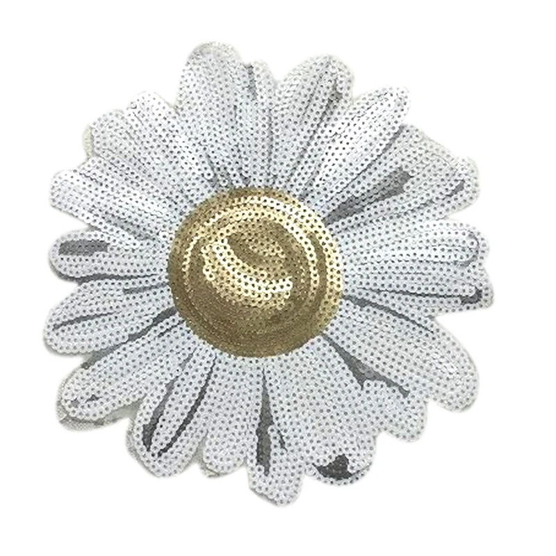 T shirt Women patch sequins 22cm sunflower deal with it biker patches for clothing Diy stickers 3d t shirt mens free shipping
T shirt Women patch sequins 22cm sunflower deal with it biker patches for clothing Diy stickers 3d t shirt mens free shipping