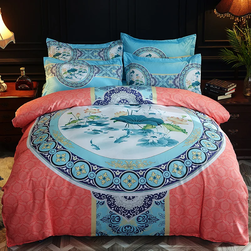 4Pcs Thickening ecological grinding luxury bedding sets queen king size duvet cover set bed skirt set pillowcase bedclothes
4Pcs Thickening ecological grinding luxury bedding sets queen king size duvet cover set bed skirt set pillowcase bedclothes