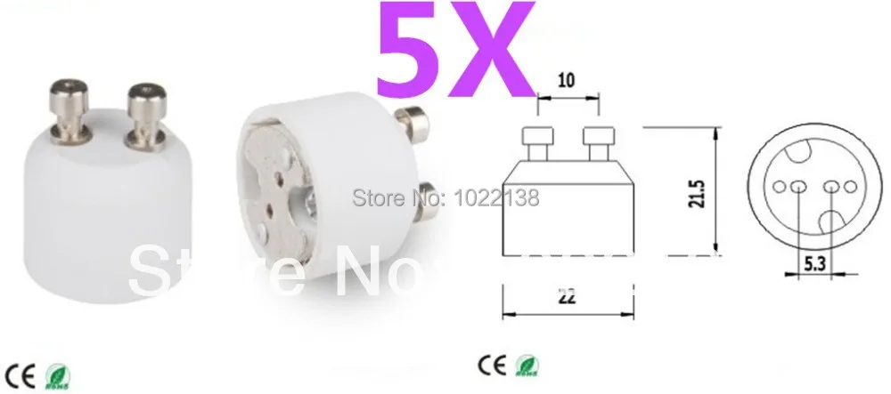 5pcs halogen lamp base GU10 to MR16 Lamp Holder Adapter Led lamp adapter base GU10-MR16 lamp Socket Adapter converter Free Ship
5pcs halogen lamp base GU10 to MR16 Lamp Holder Adapter Led lamp adapter base GU10-MR16 lamp Socket Adapter converter Free Ship