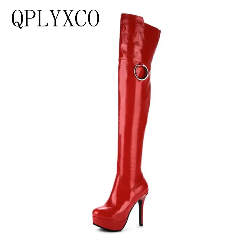 QPLYXCO 2017 New Fashion Sexy Big Size 33-48 winter long Boots Party shoes Women over the knee Boots Super High heels(12cm) S-5
QPLYXCO 2017 New Fashion Sexy Big Size 33-48 winter long Boots Party shoes Women over the knee Boots Super High heels(12cm) S-5