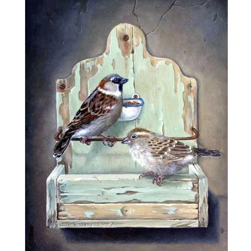 DIY Two Little Funny Birds 5D Mosaic Square Diamond Painting Cross Stitch Diamond Embroidery Home Decor Art Crafts Wall Painting
DIY Two Little Funny Birds 5D Mosaic Square Diamond Painting Cross Stitch Diamond Embroidery Home Decor Art Crafts Wall Painting