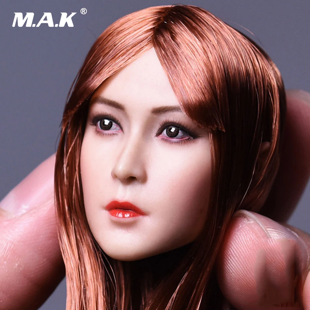1/6 Asian Female Head Sculpt Beauty Rooted Brown Hair Head Model for 12" Woman Figure Body
1/6 Asian Female Head Sculpt Beauty Rooted Brown Hair Head Model for 12" Woman Figure Body