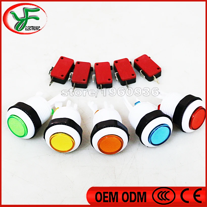 Free shipping arcade push button american style push button with 2 terminals microswitch for Jamma arcade game parts
Free shipping arcade push button american style push button with 2 terminals microswitch for Jamma arcade game parts