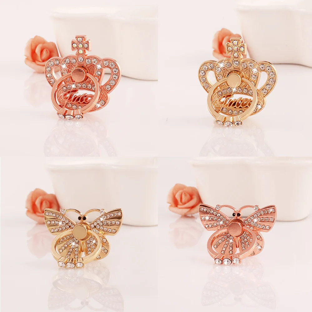 Cover Universal Phone rhinestone Ring Holder Stand 360 Degree Crown metal Phone Finger Holder For iPhone 7 Xiaomi
Cover Universal Phone rhinestone Ring Holder Stand 360 Degree Crown metal Phone Finger Holder For iPhone 7 Xiaomi