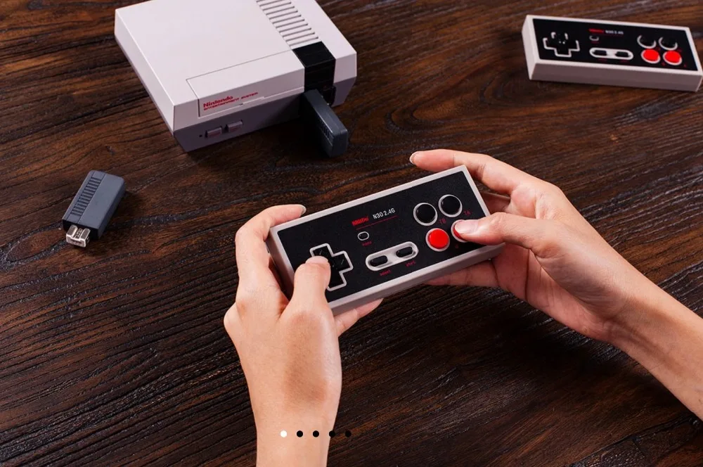 2018 Новый 8bitdo N30 2 4G Беспроводной геймпад NES Classic Edition контроллер | Электроника