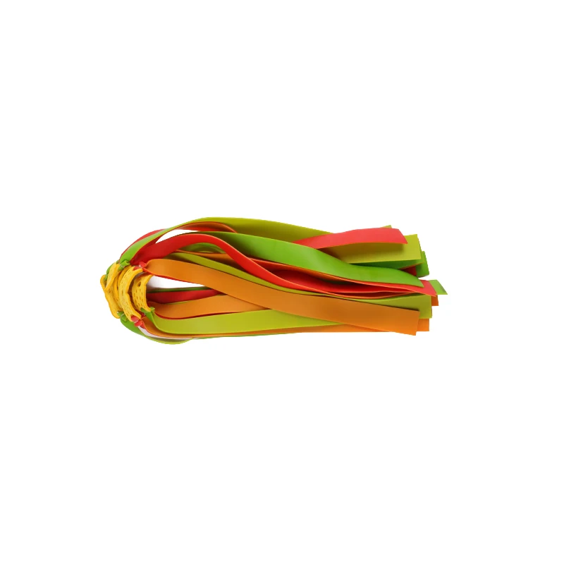 5/10/20pc Slingshot Powerful Resilient Elastic Flat Rubber Band Practical Slingshot Hunting Catapult Kit Set Rubber Random Color 
5/10/20pc Slingshot Powerful Resilient Elastic Flat Rubber Band Practical Slingshot Hunting Catapult Kit Set Rubber Random Color