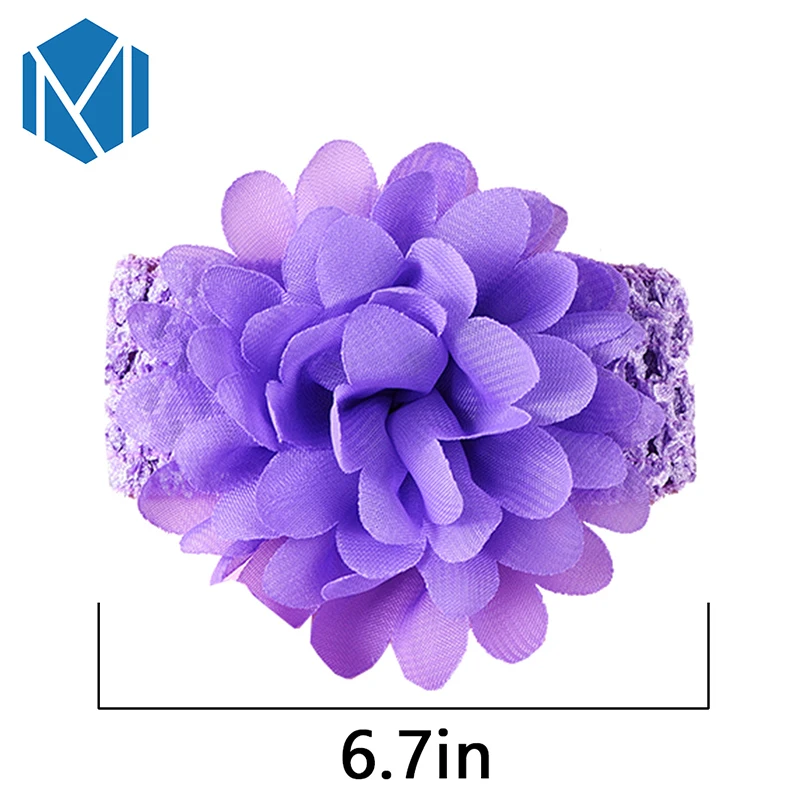 3Pcs/lot Elastic Hair Bands Lace Bowknot Flower Turban Headwear For Princess Party Accessories | Аксессуары для одежды