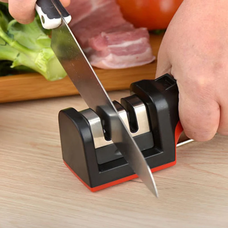 NHM 6 functions Two Stages Carbide/Ceramic Kitchen Knife Sharpener/Sharpening Stone Tools Grinding scissors saw
NHM 6 functions Two Stages Carbide/Ceramic Kitchen Knife Sharpener/Sharpening Stone Tools Grinding scissors saw