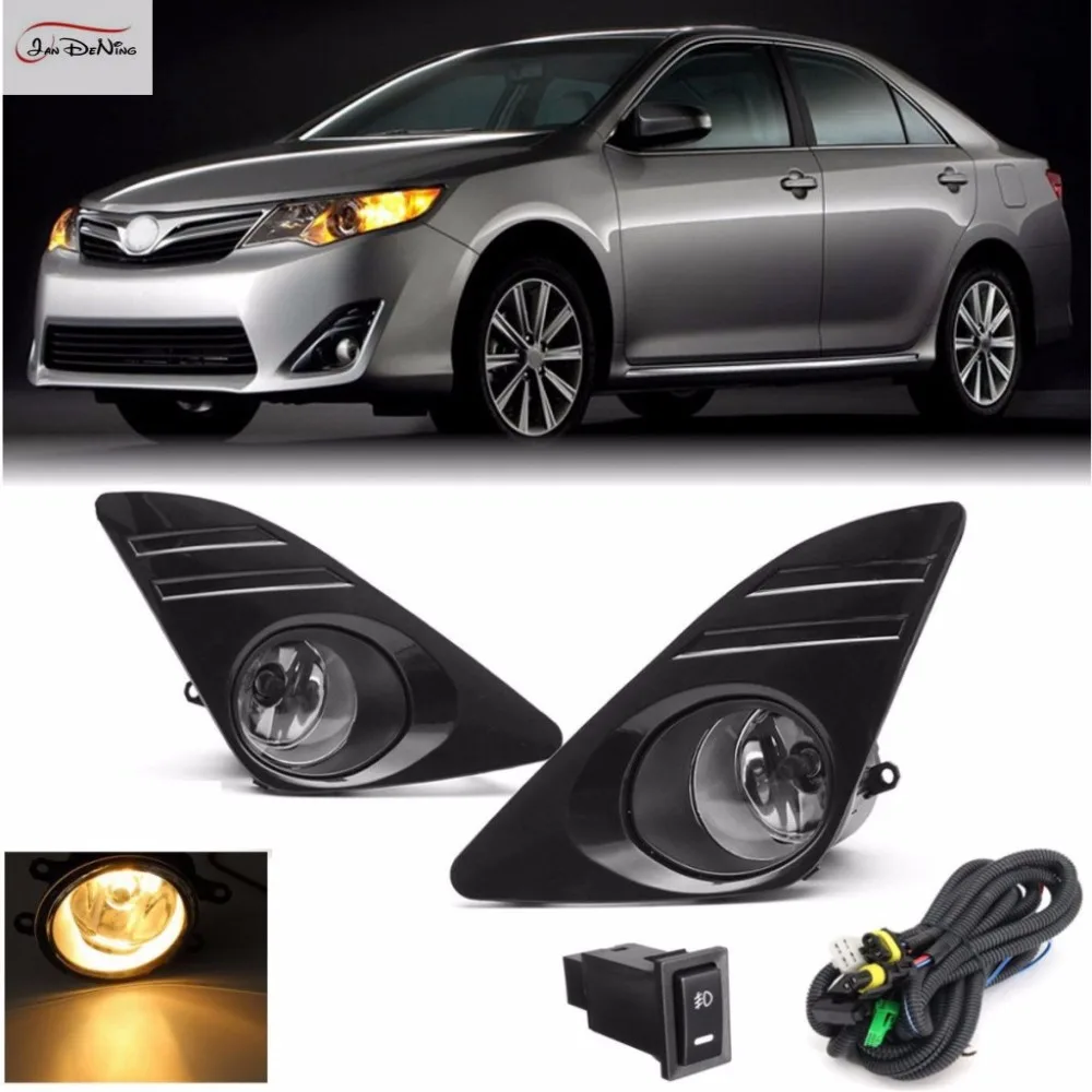 Автомобильные противотуманные фары JanDeNing для Toyota Camry (тип США) 2012 2014 года комплект