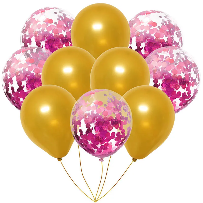 10pcs 12 Inches Rose Gold Confetti Latex Balloons Birthday Party Balloons for Baby Shower Bridal Shower Wedding Decorations
10pcs 12 Inches Rose Gold Confetti Latex Balloons Birthday Party Balloons for Baby Shower Bridal Shower Wedding Decorations