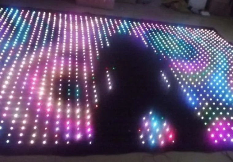 2X3M P10cm занавеска для сценическая фоновая декорация DJ Бар видео | Освещение