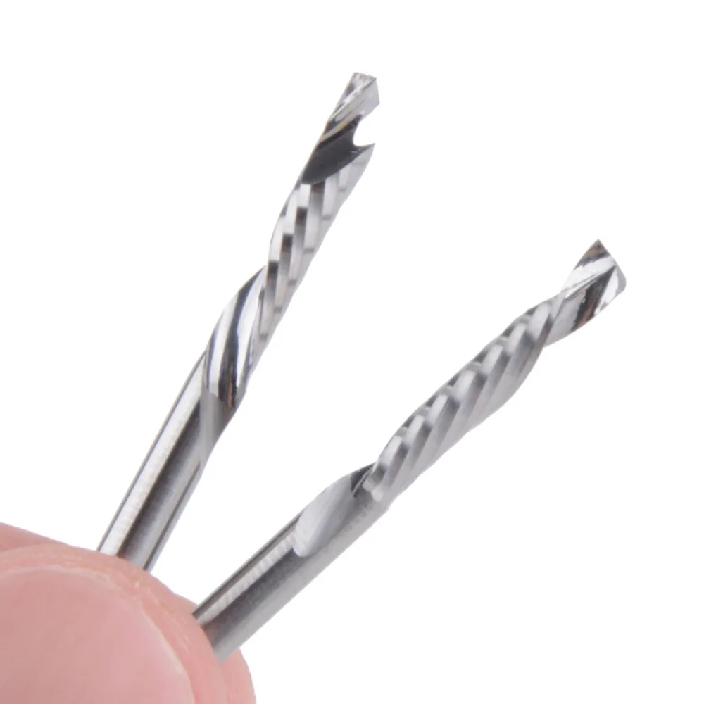 5Pcs 3.175X15MM Up & Down Cut One Single Spiral Flute Carbide CNC Mill Milling Tools, Milling Cutting Tools Router Bit
5Pcs 3.175X15MM Up & Down Cut One Single Spiral Flute Carbide CNC Mill Milling Tools, Milling Cutting Tools Router Bit