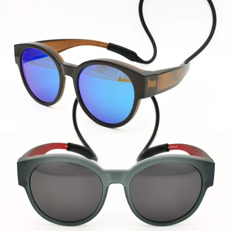 5803 travel sports sunglasses with hanging silicone cord UV400 polarized anti-slip rectro fullim fit over wear on eyeglasses
5803 travel sports sunglasses with hanging silicone cord UV400 polarized anti-slip rectro fullim fit over wear on eyeglasses