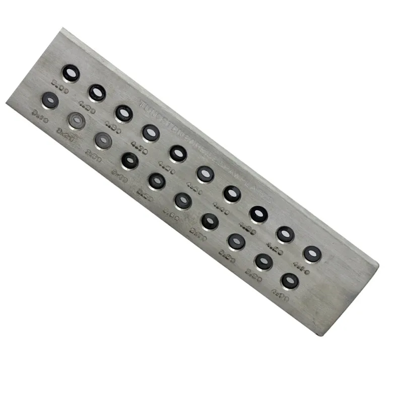 Oval Shape Tungsten Carbide Wire Drawplate for Jewelry Making Tools Jewelry Draw Plate 3.10-5.00 hole size 20hole
Oval Shape Tungsten Carbide Wire Drawplate for Jewelry Making Tools Jewelry Draw Plate 3.10-5.00 hole size 20hole