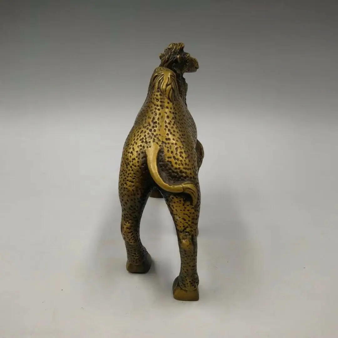 Exquisite Chinese Old Brass Carving Animal Camel Statue Home Healthy Lucky Decoration
Exquisite Chinese Old Brass Carving Animal Camel Statue Home Healthy Lucky Decoration