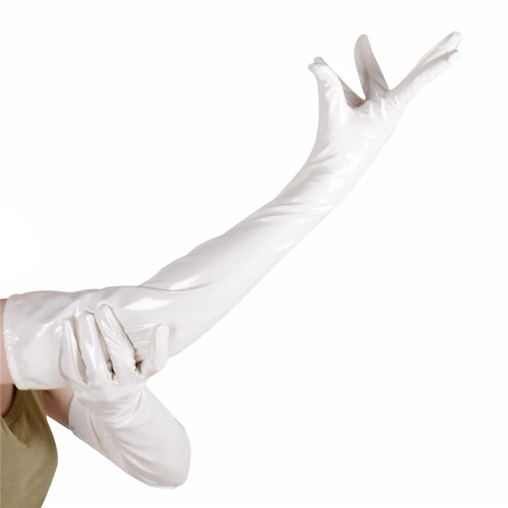 White Queen Gloves Women Faux Leather Arm Long Gloves Powerful Shiny Tight Emma Grace Frost Costume Superhero Dress Accessories
White Queen Gloves Women Faux Leather Arm Long Gloves Powerful Shiny Tight Emma Grace Frost Costume Superhero Dress Accessories