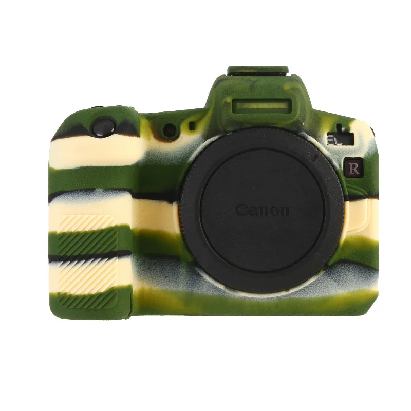 Резиновый силиконовый чехол мягкого корпуса для камеры Canon EOS R RP R6 R5 EOSR6 EOSR5 DSLR.