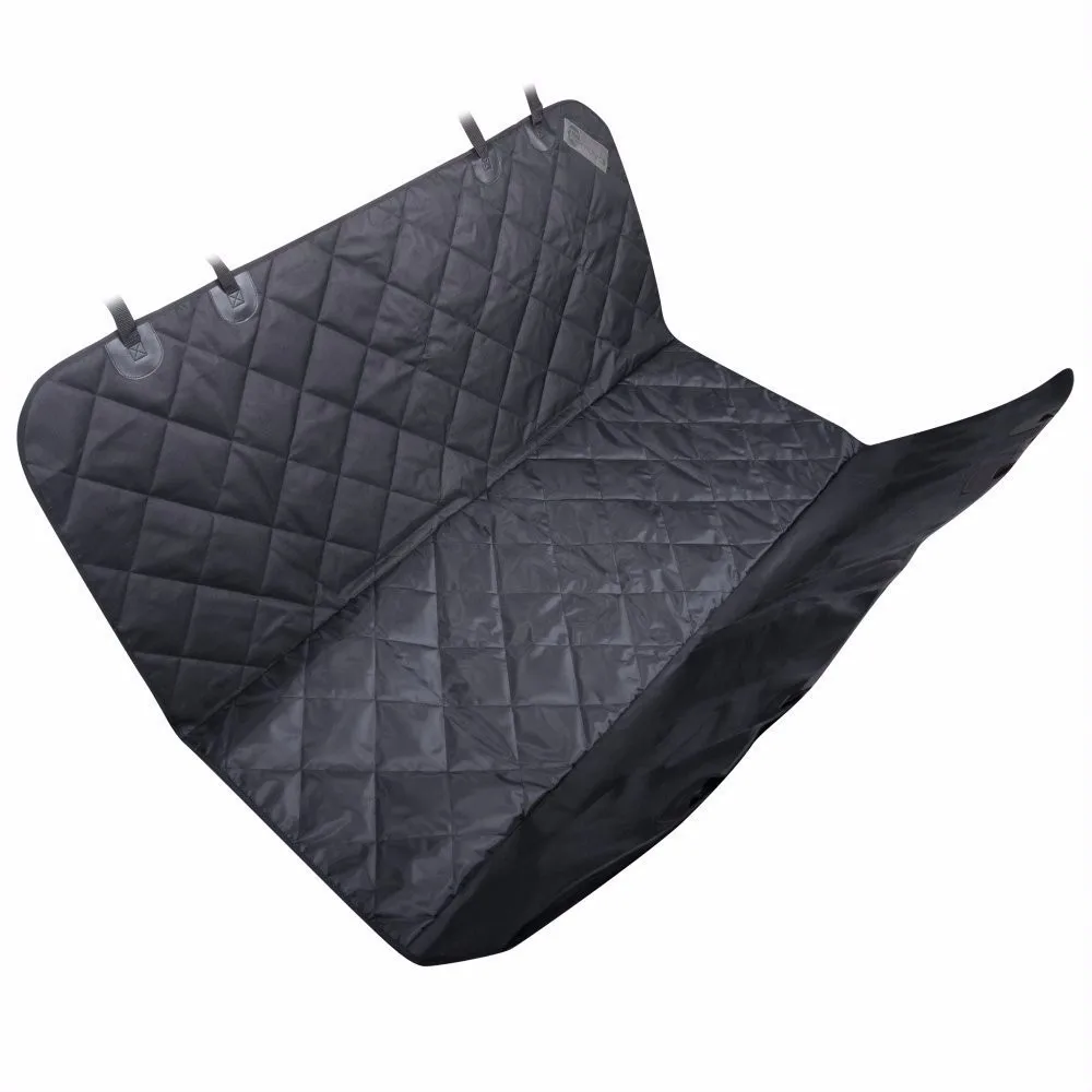 Dog Car Seat Covers,Dog Seat Cover Pet Seat Cover for Cars, Trucks, and SUV - Black, 100% Waterproof, Hammock Convertible