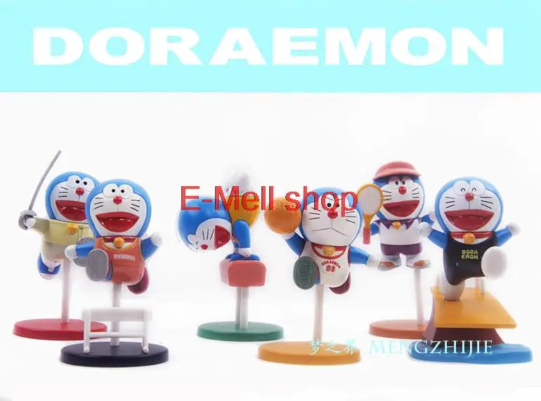 ORZ 6pcs/lot model Doraemon figures 5-7cm Figure PVC Nobita Nobi Minamoto Shizuka Dolls Dorami Doranikov toys Free shipping
ORZ 6pcs/lot model Doraemon figures 5-7cm Figure PVC Nobita Nobi Minamoto Shizuka Dolls Dorami Doranikov toys Free shipping