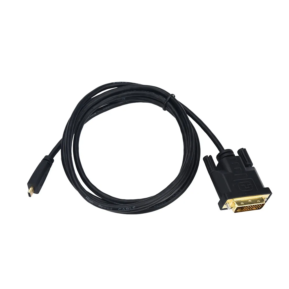 Кабель преобразователь Full HD 1080P Micro HDMI штекер DVI для HDTV к VGA