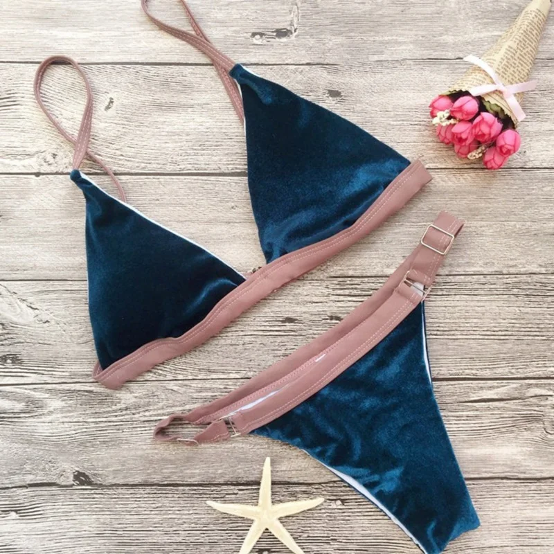 FGHGF 2018 Sexy micro Bikini Bandeau Swimwear Women Swimsuit Push Up Swimming Bathing Suit Multicolor Brizilian Blue Bikini Set
FGHGF 2018 Sexy micro Bikini Bandeau Swimwear Women Swimsuit Push Up Swimming Bathing Suit Multicolor Brizilian Blue Bikini Set