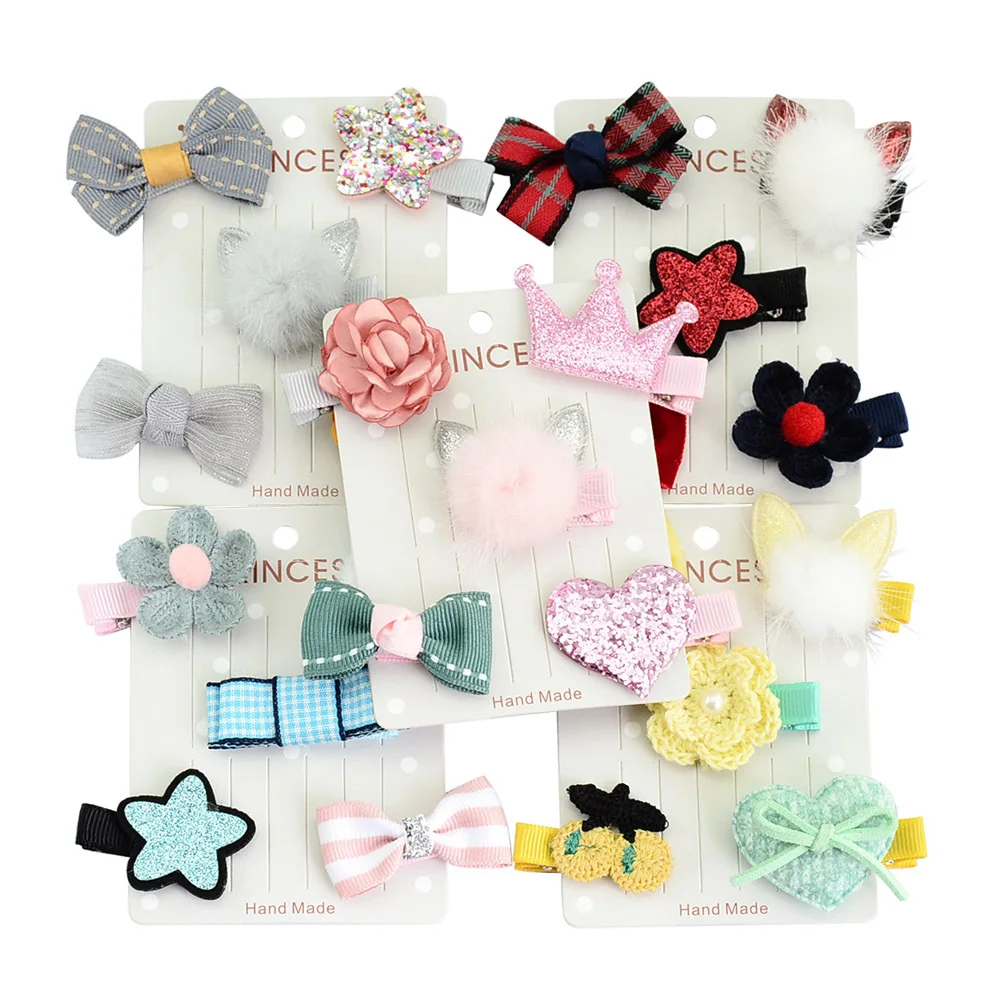 5Pcs/Set Cute 5 Color Children Baby Girl Toddler Rabbit ears Shape Hair Clip Bow Flower Mini Barrettes Party Star Kids Hairpins
5Pcs/Set Cute 5 Color Children Baby Girl Toddler Rabbit ears Shape Hair Clip Bow Flower Mini Barrettes Party Star Kids Hairpins