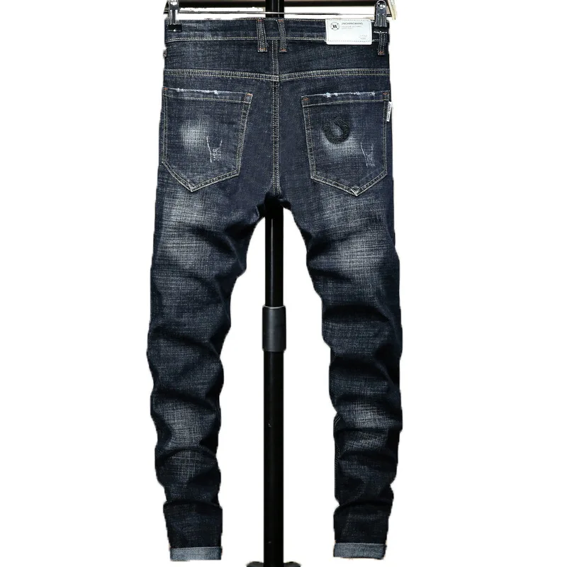 Embroidered Jeans Men's Hole Embroidered Youth Tide Brand New Printing Fashion Slim Small Straight Skinny Men Jeans Denim Pants
Embroidered Jeans Men's Hole Embroidered Youth Tide Brand New Printing Fashion Slim Small Straight Skinny Men Jeans Denim Pants