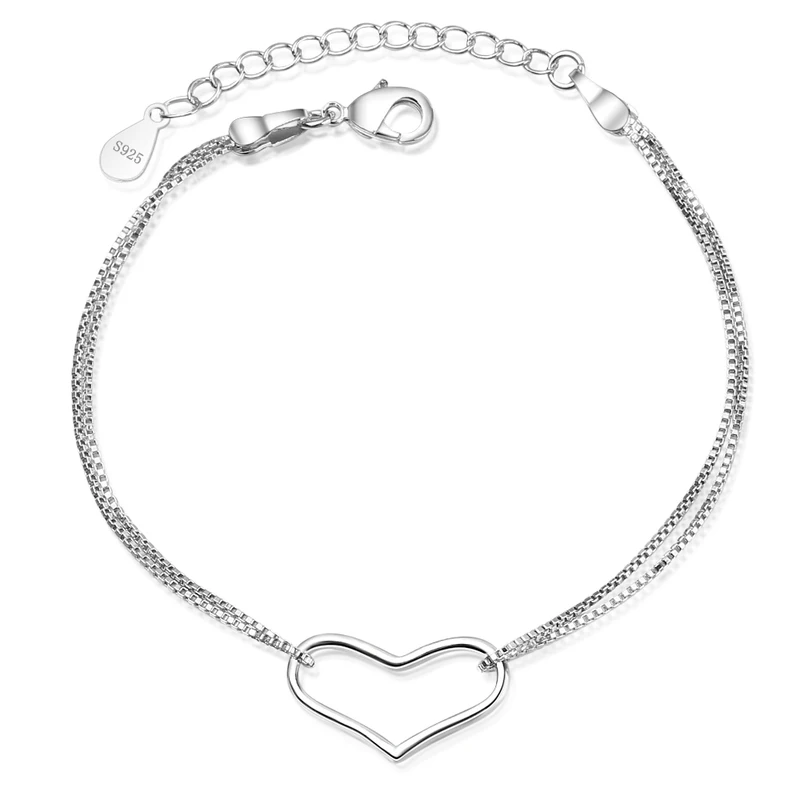 Everoyal Trendy Heart Box Chain Bracelets For Women Jewelry Fashion 925 Sterling Silver Bracelet Girls Party Accessories Female
Everoyal Trendy Heart Box Chain Bracelets For Women Jewelry Fashion 925 Sterling Silver Bracelet Girls Party Accessories Female