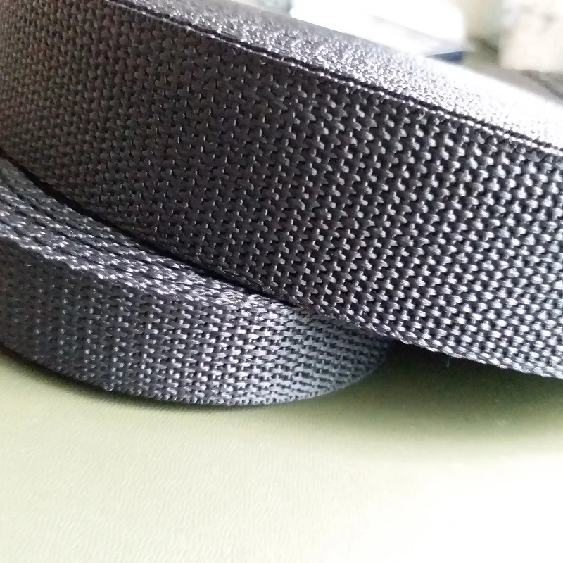 

1meter black equipment bundle belt tape 2cm to 5cm width polypropylene webbing band for tent accessories sewing bag PP belt