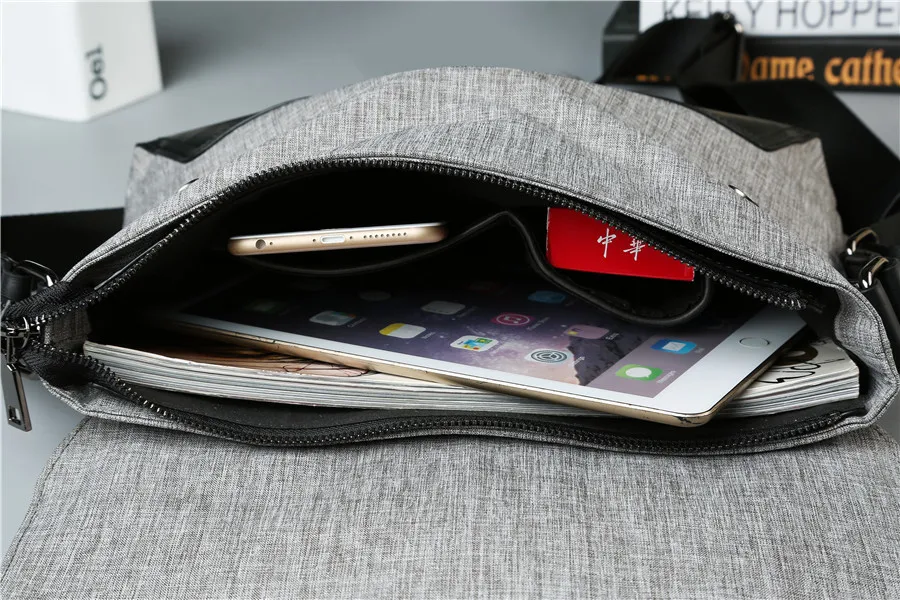 Badenroo Oxford Canvas Gray Men Shoulder Bag Brand Male Messenger Bags Men's Student School Bag 2018 Modern Casual Crossbody Bag
Badenroo Oxford Canvas Gray Men Shoulder Bag Brand Male Messenger Bags Men's Student School Bag 2018 Modern Casual Crossbody Bag